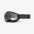 Load image into Gallery viewer, 100% Strata 2 Black Motocross Goggles