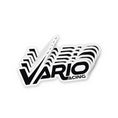Load image into Gallery viewer, Vario Racing logo sticker pack – black on white