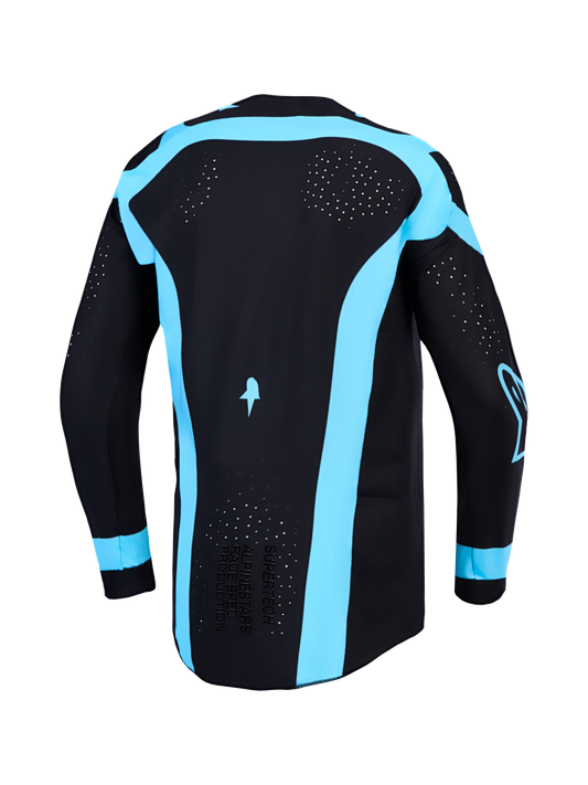 Alpinestars Supertech Vesta MX Jersey - Black/Blue/Green