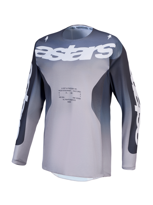 Alpinestars Racer Amber MX Jersey - Grey