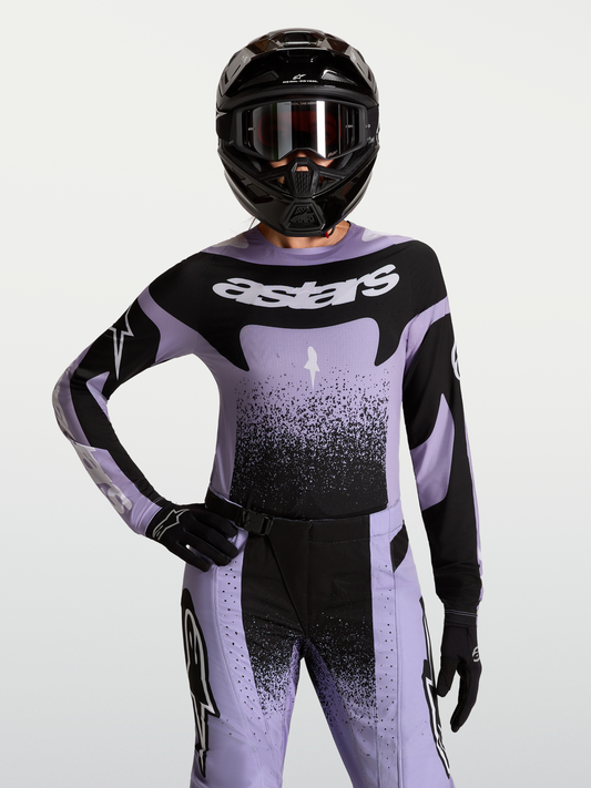 Alpinestars Stella Techstar Swan MX Jersey - Black/Purple