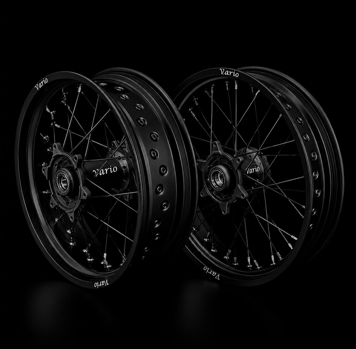Vario Supermoto Rim Set – Full Black
