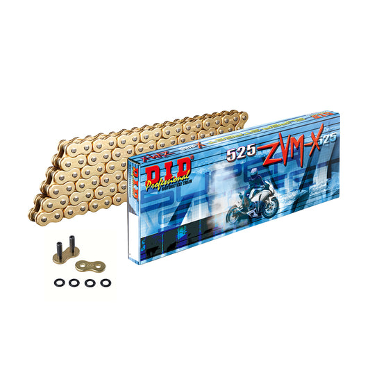 DID 525 ZVM-X X-Ring Chain – Gold/Gold