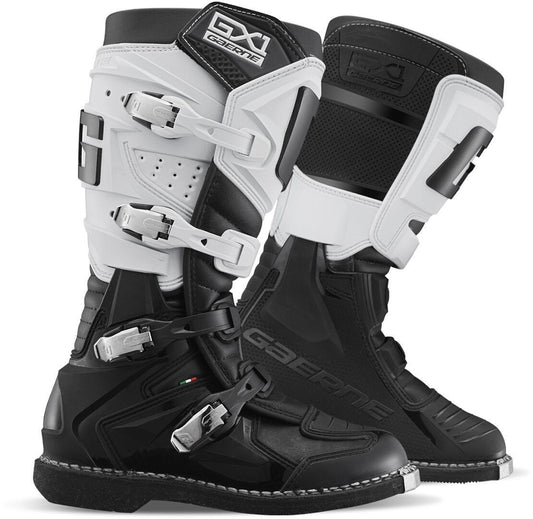 Gaerne GX1 Motocross Boots - White/Black