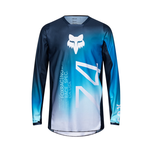Fox 180 Air Haze MX Jersey - Black/Grey/Blue