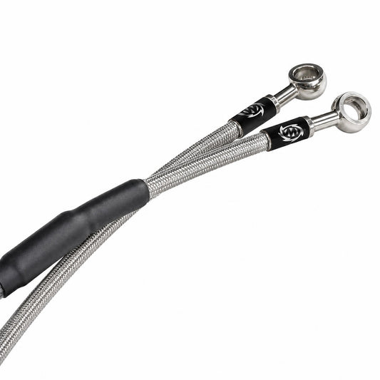 Moto-Master Steel Braided Brake Line Rear (OEM Replacement)