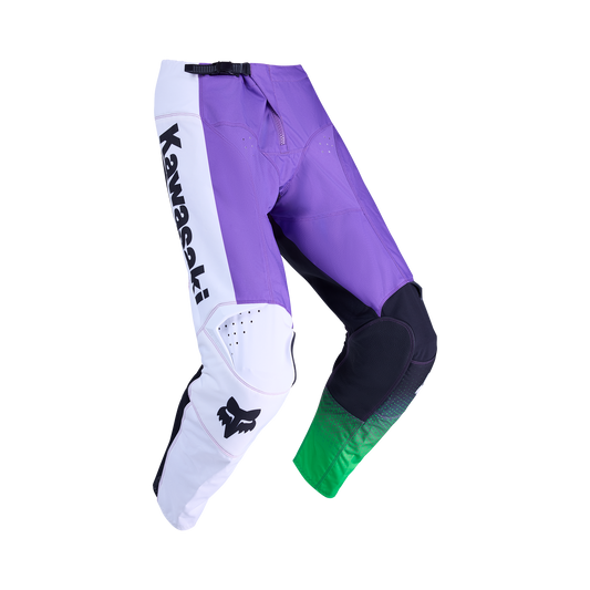 Fox 180 Kawasaki MX Pants - Purple/White