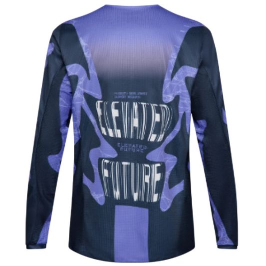 Fox 180 Diffuse MX Jersey - Black/Purple