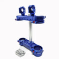 Load image into Gallery viewer, CNC billet triple clamps KTM – blue