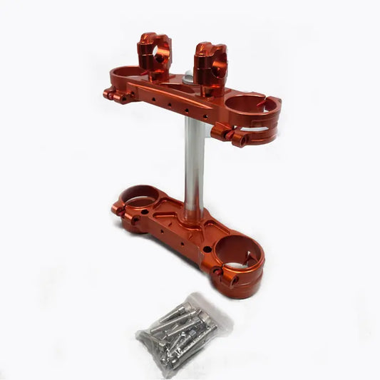 CNC billet triple clamps KTM – orange