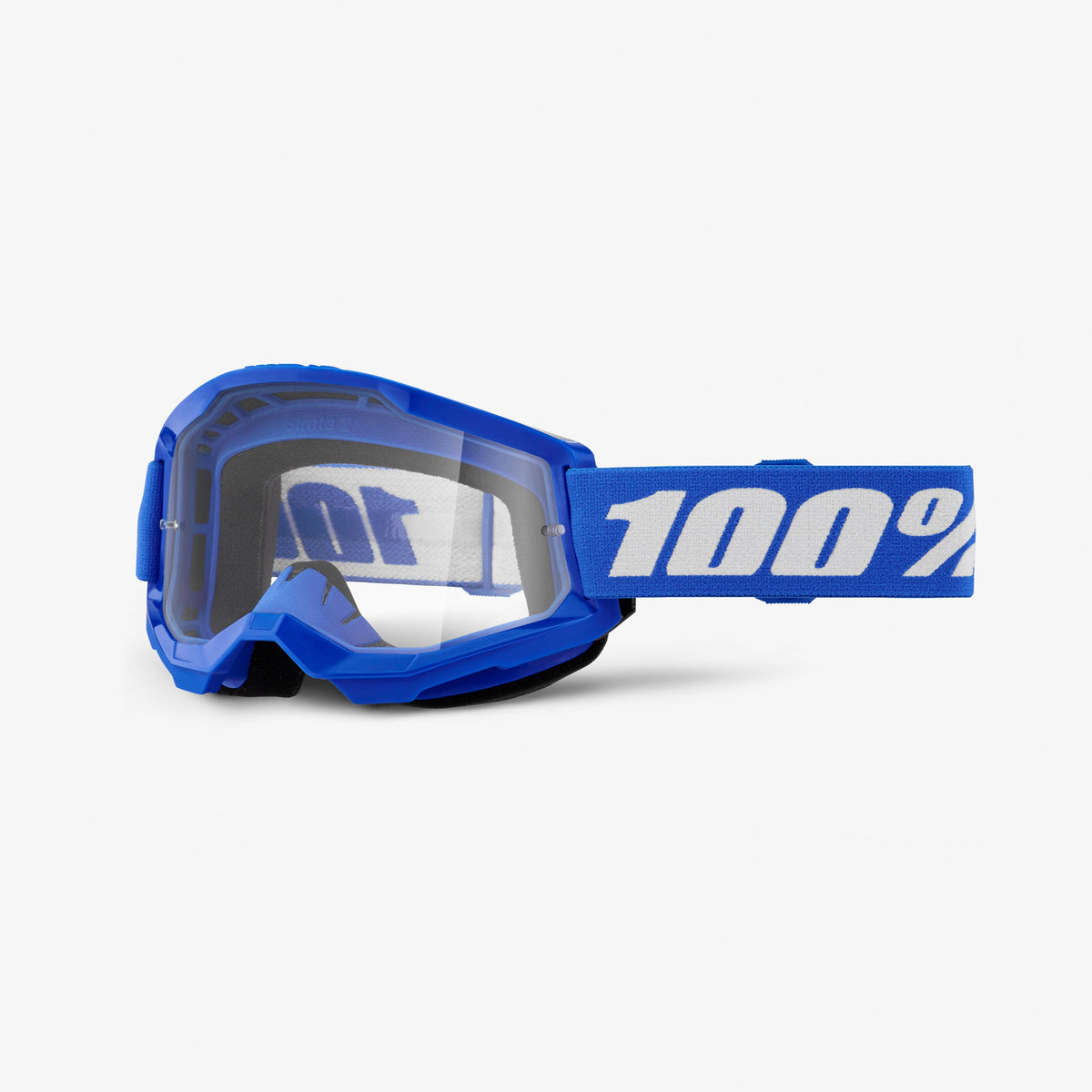 100% Strata 2 Blue Motocross Goggles
