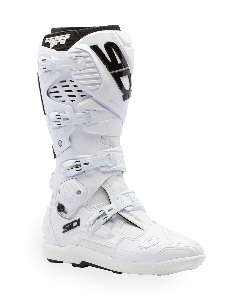 Sidi Crossfire 3 SRS Motocross Boots - White/Black