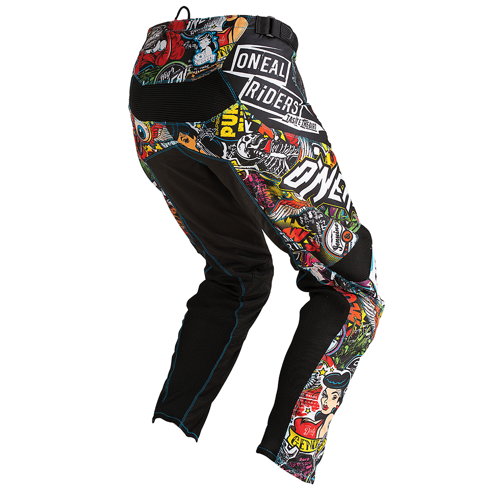 O'Neal Mayhem Crank MX Pants - Black/Red/Blue/Yellow/White
