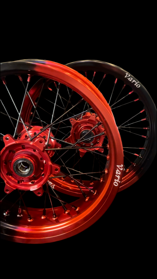 Vario Supermoto rim set 50/50