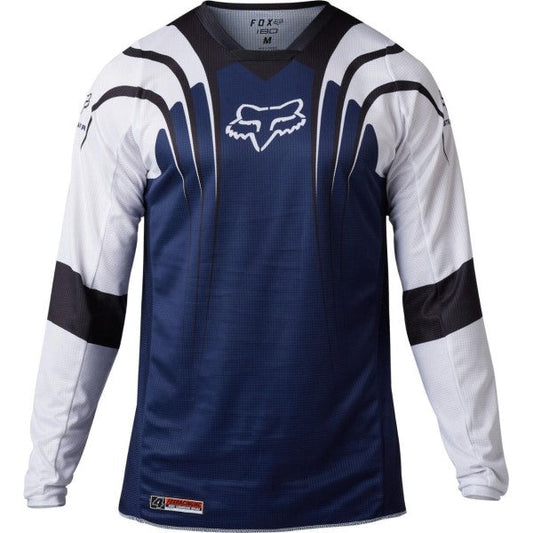 Fox 180 Goat Strafer MX Jersey - Blue