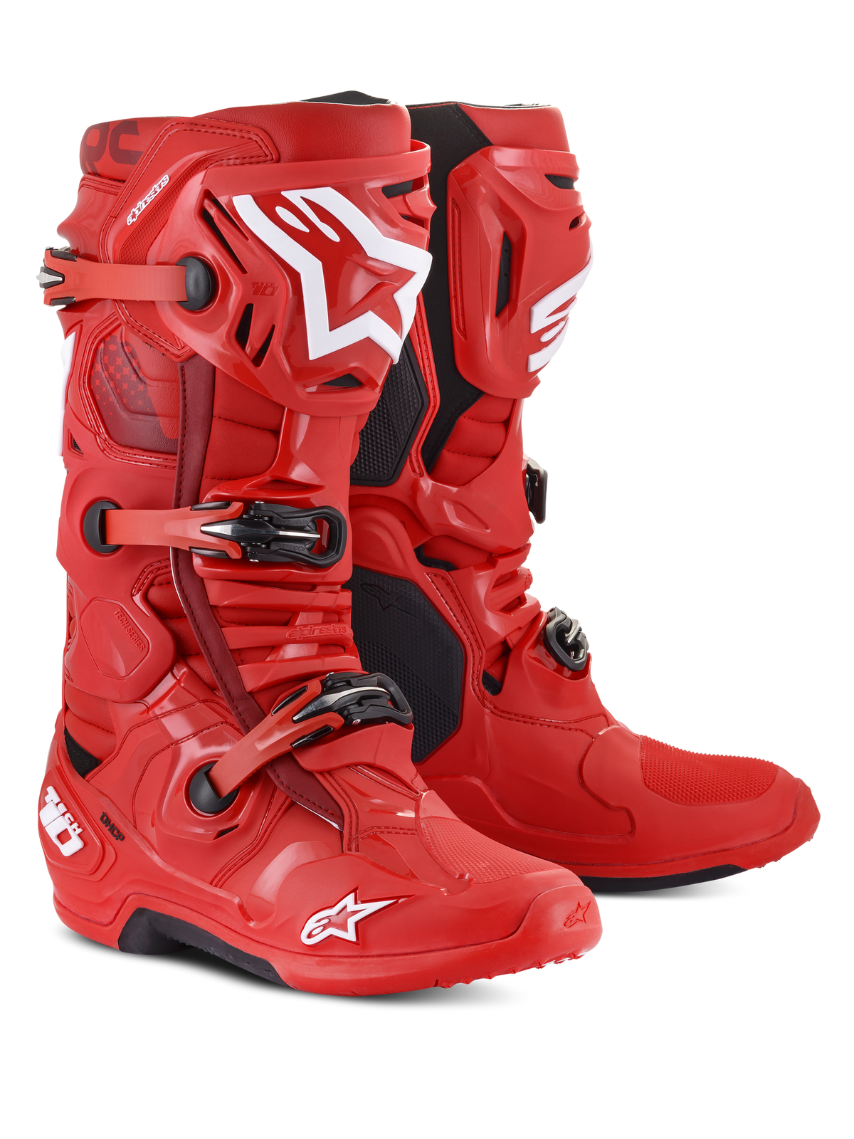 Alpinestars Tech 10 Motocross Boots - Red/Black