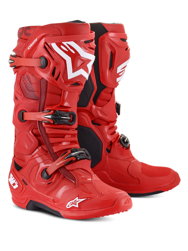 Alpinestars Tech 10 Motocross Boots - Red/Black