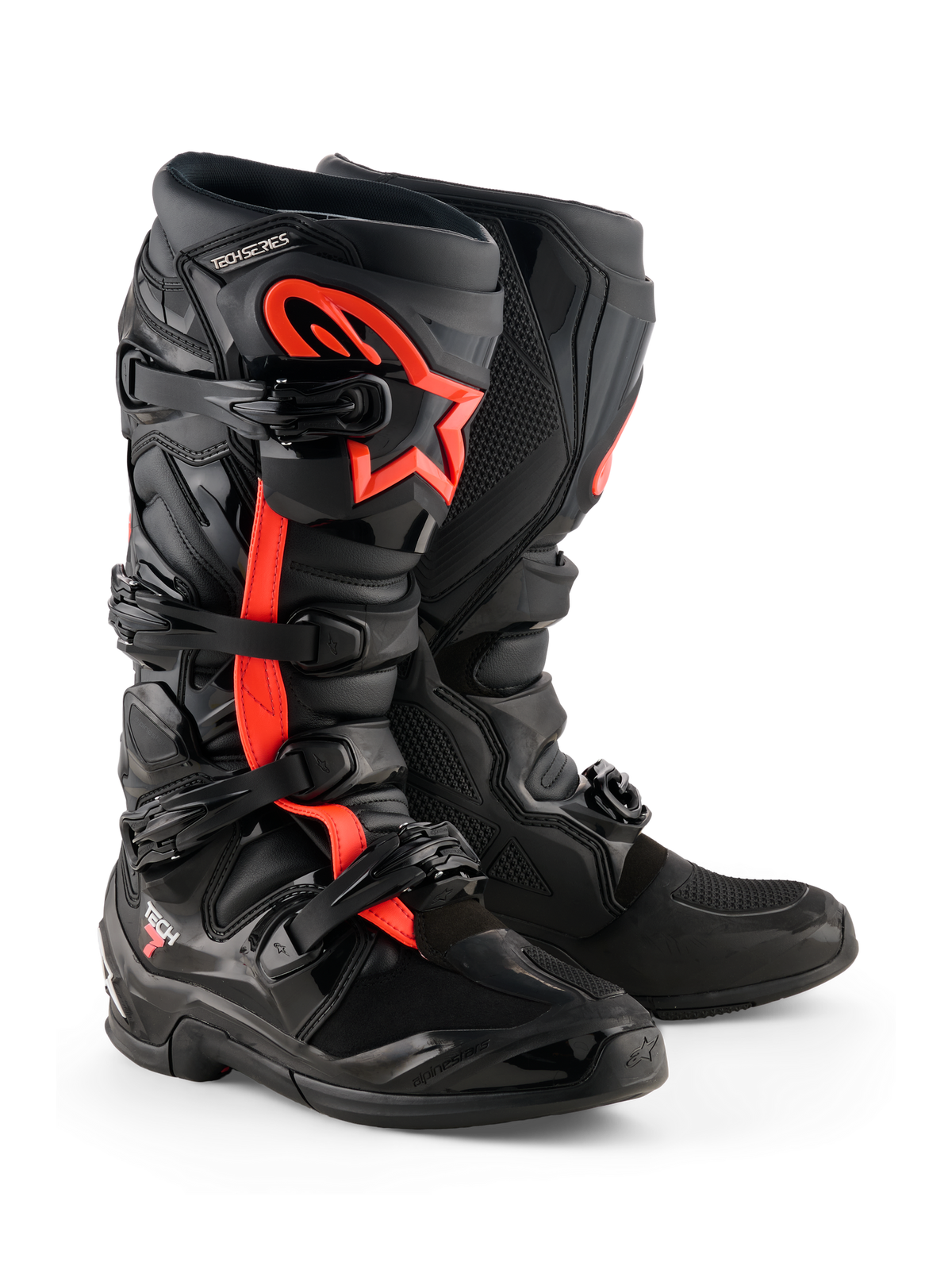Alpinestars Tech 7 Motocross Boots - Black/Red