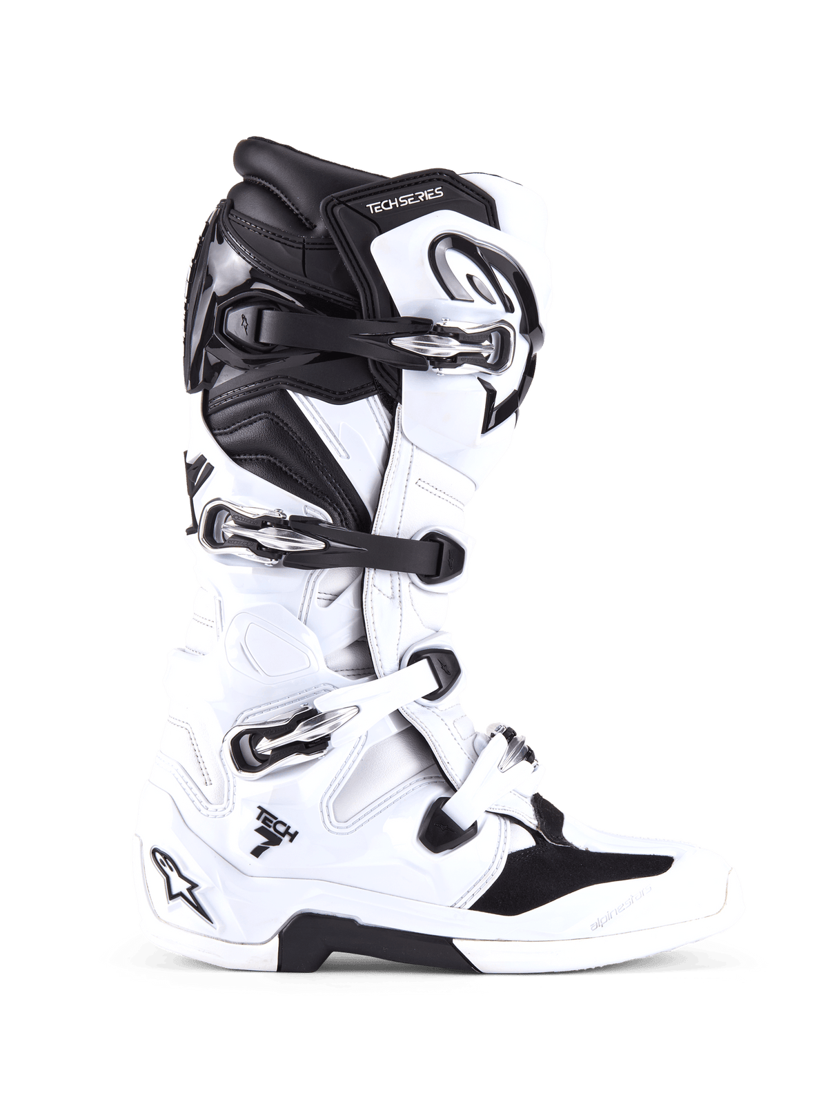 Alpinestars Tech 7 Motocross Boots - White/Black