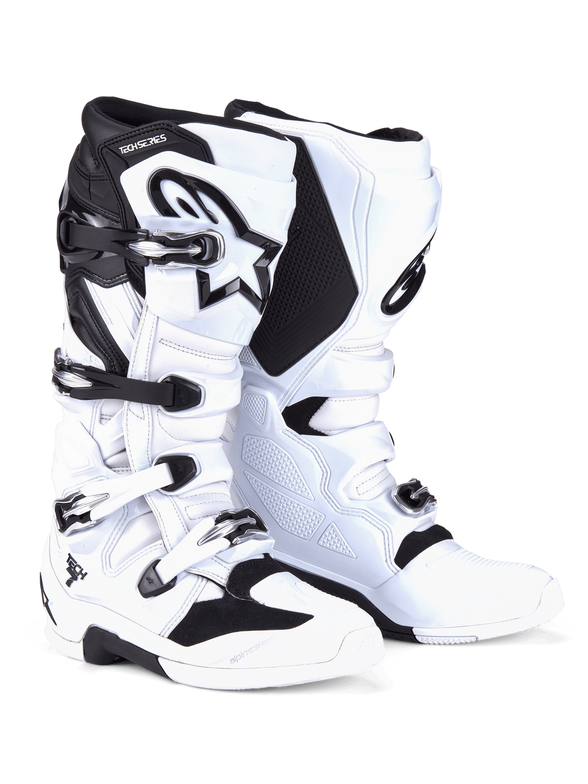 Alpinestars Tech 7 Motocross Boots - White/Black