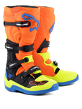 Load image into Gallery viewer, Alpinestars Tech 5 Cross Motocross Boots - Neon Orange/Yellow/Blue/Black
