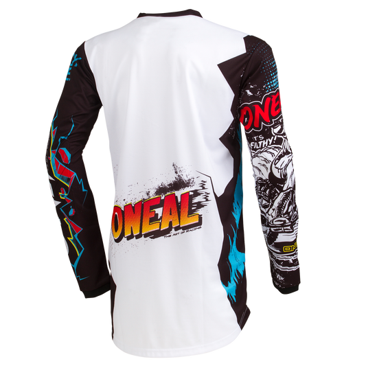 O'Neal Element Villain Youth MX Jersey - White