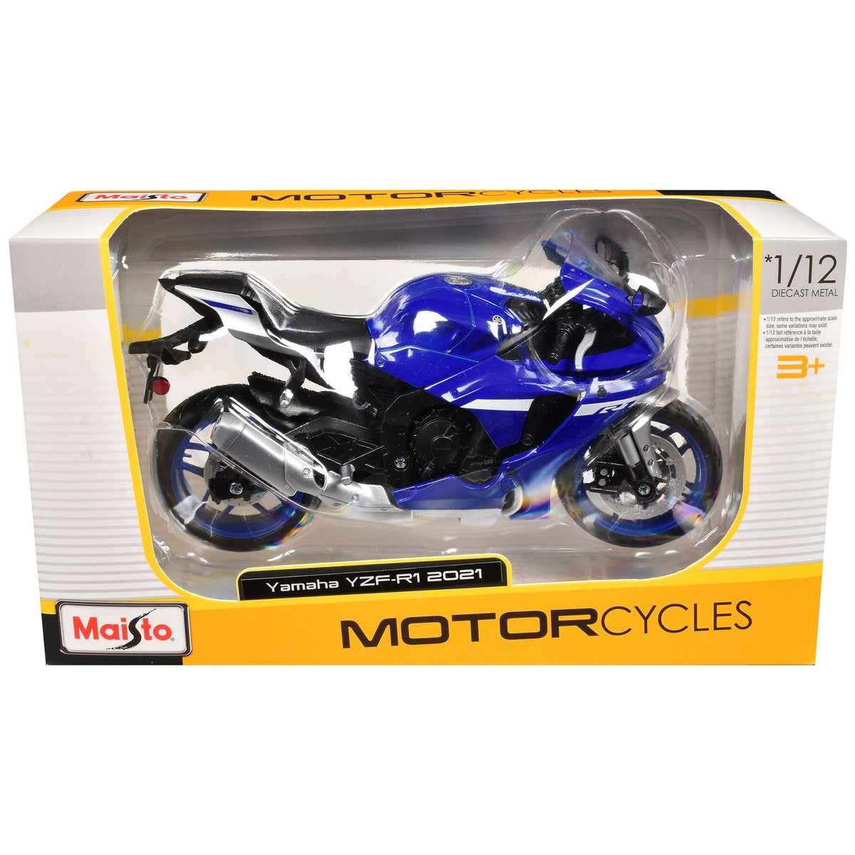 Maisto Yamaha YZF-R1 2021 1:12 model