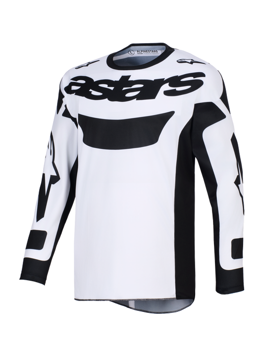 Alpinestars Racer Riway MX Jersey - Black/White
