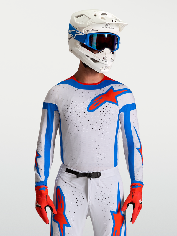 Alpinestars Supertech Vesta MX Jersey - Grey/Purple