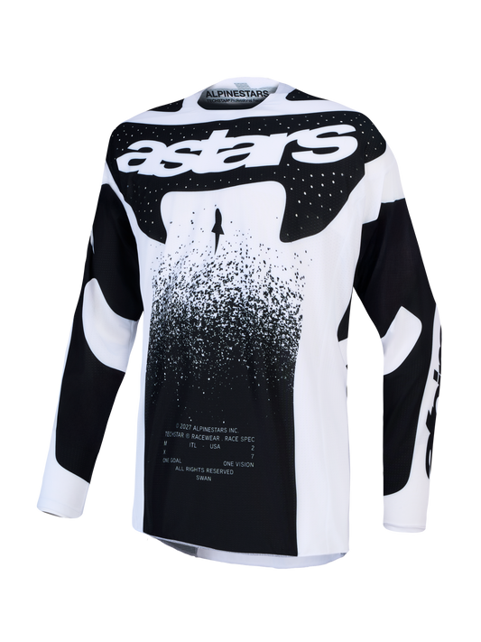 Alpinestars Techstar Swan MX Jersey - White/Black