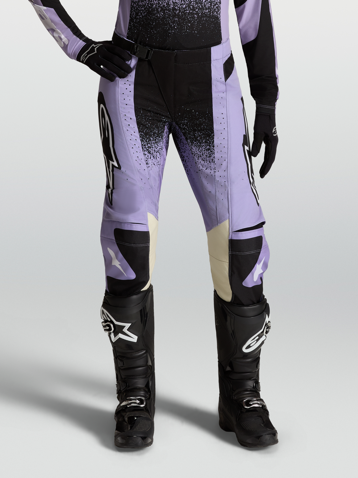 Alpinestars Stella Techstar Swan MX Pants - Black/Purple