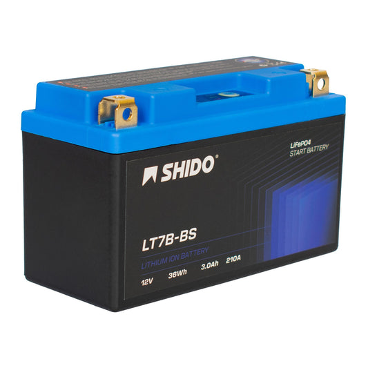 Shido Lithium Battery YT7B-BS 12V – Suzuki DR-Z 400 SM