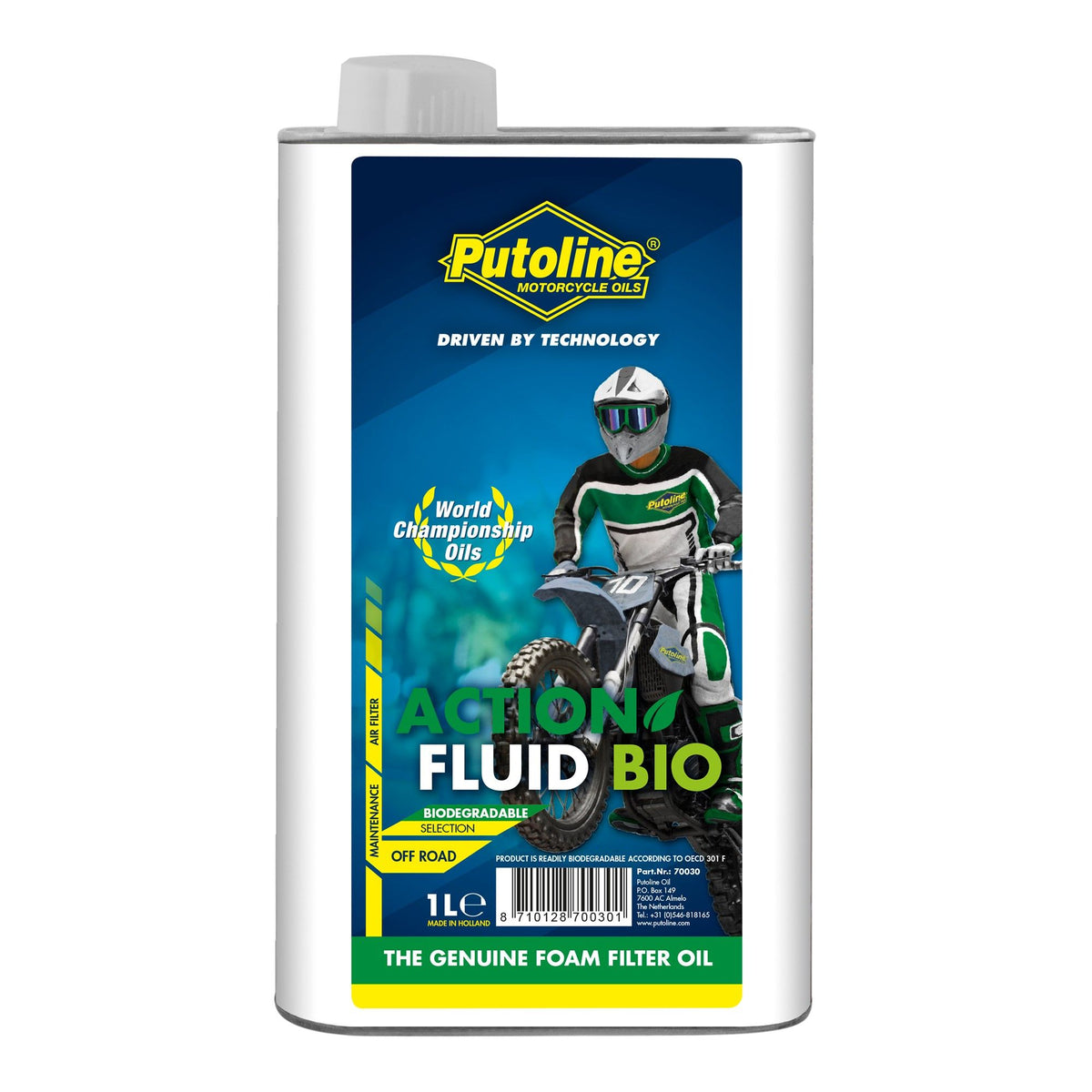 Putoline Action Fluid Bio Air Filter Oil 1 L