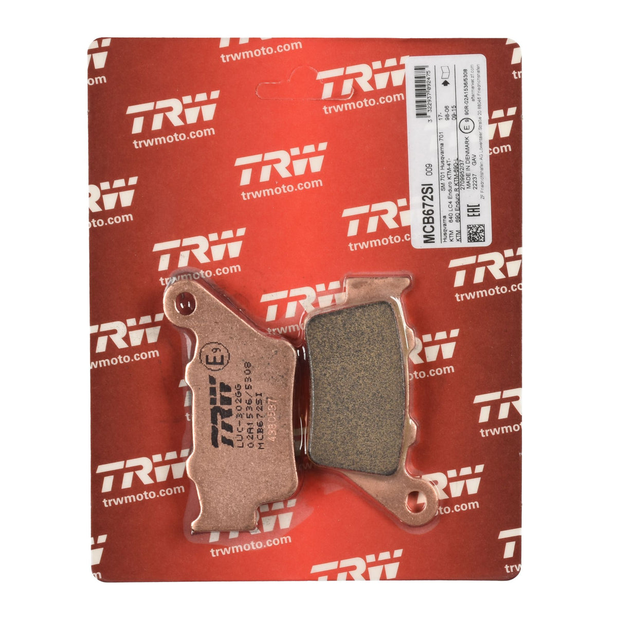 TRW Sintered Off-Road Brake Pads MCB672SI