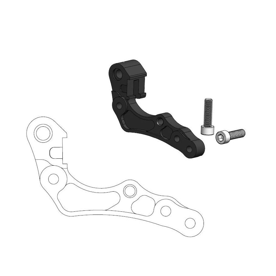Brake caliper holder/adapter Flame Supermoto Street