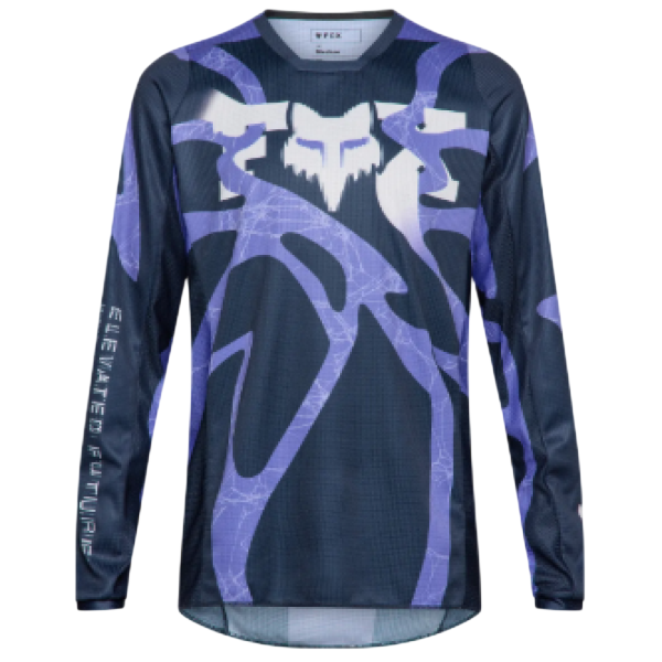 Fox 180 Diffuse MX Jersey - Black/Purple