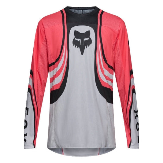 Fox 180 Draft MX Jersey - White/Pink