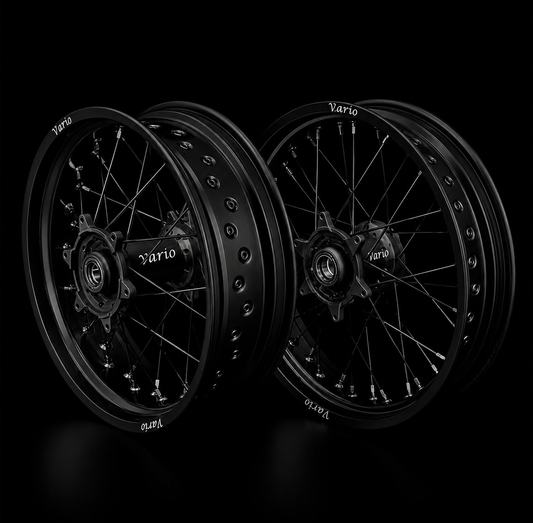 Vario Supermoto Rim Set – Full Black