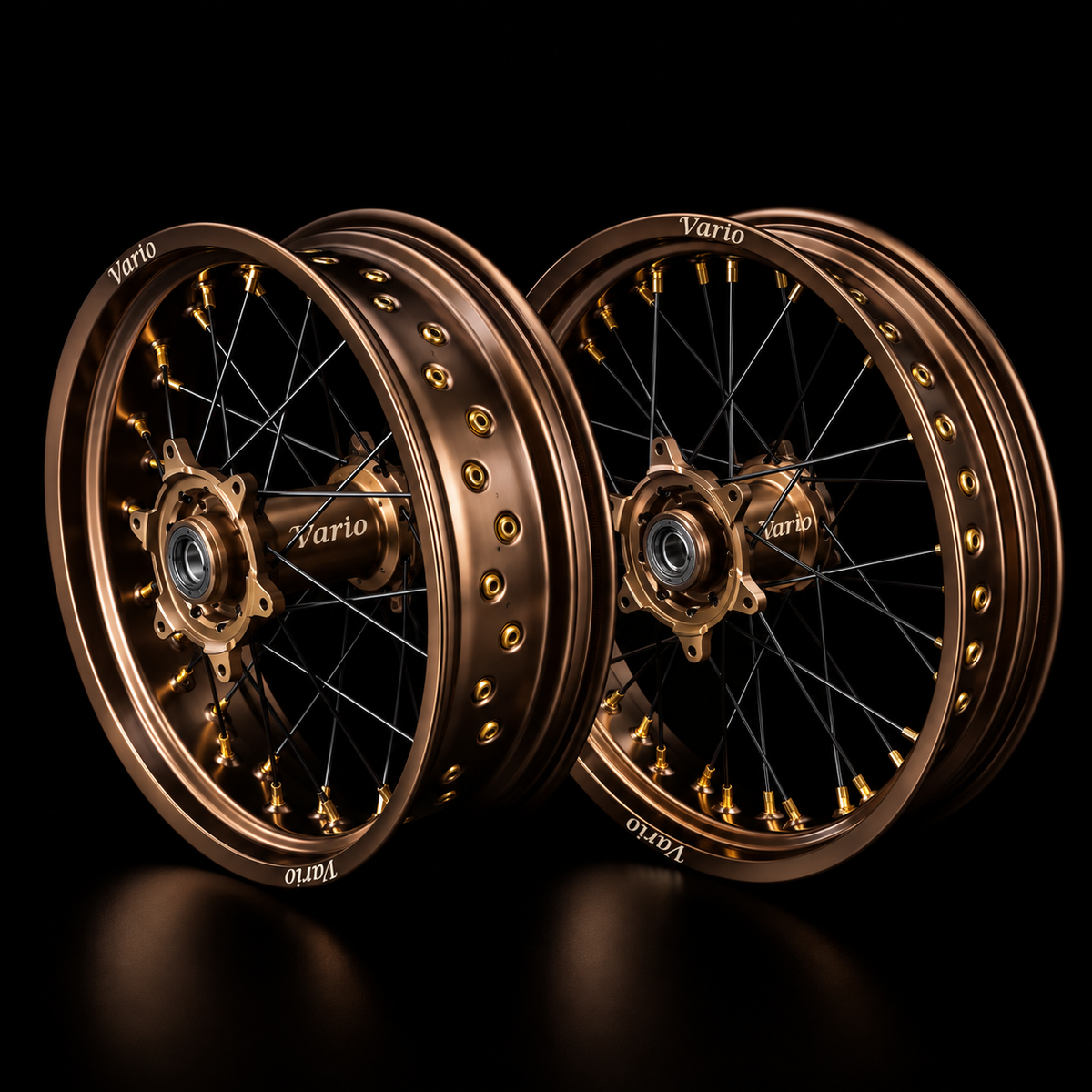 Vario Supermoto Rim Set – Brown