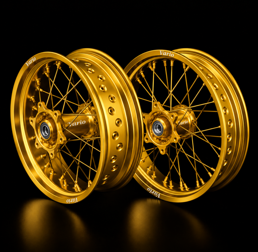 Vario Supermoto Rim Set – Full Gold