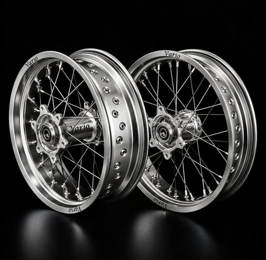Vario Supermoto Rim Set – Full Chrome