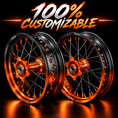 Load image into Gallery viewer, Vario Supermoto rim set 50/50 100% CUSTOM
