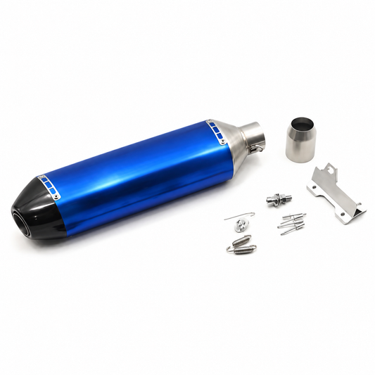 4T Exhaust Titanium Blue