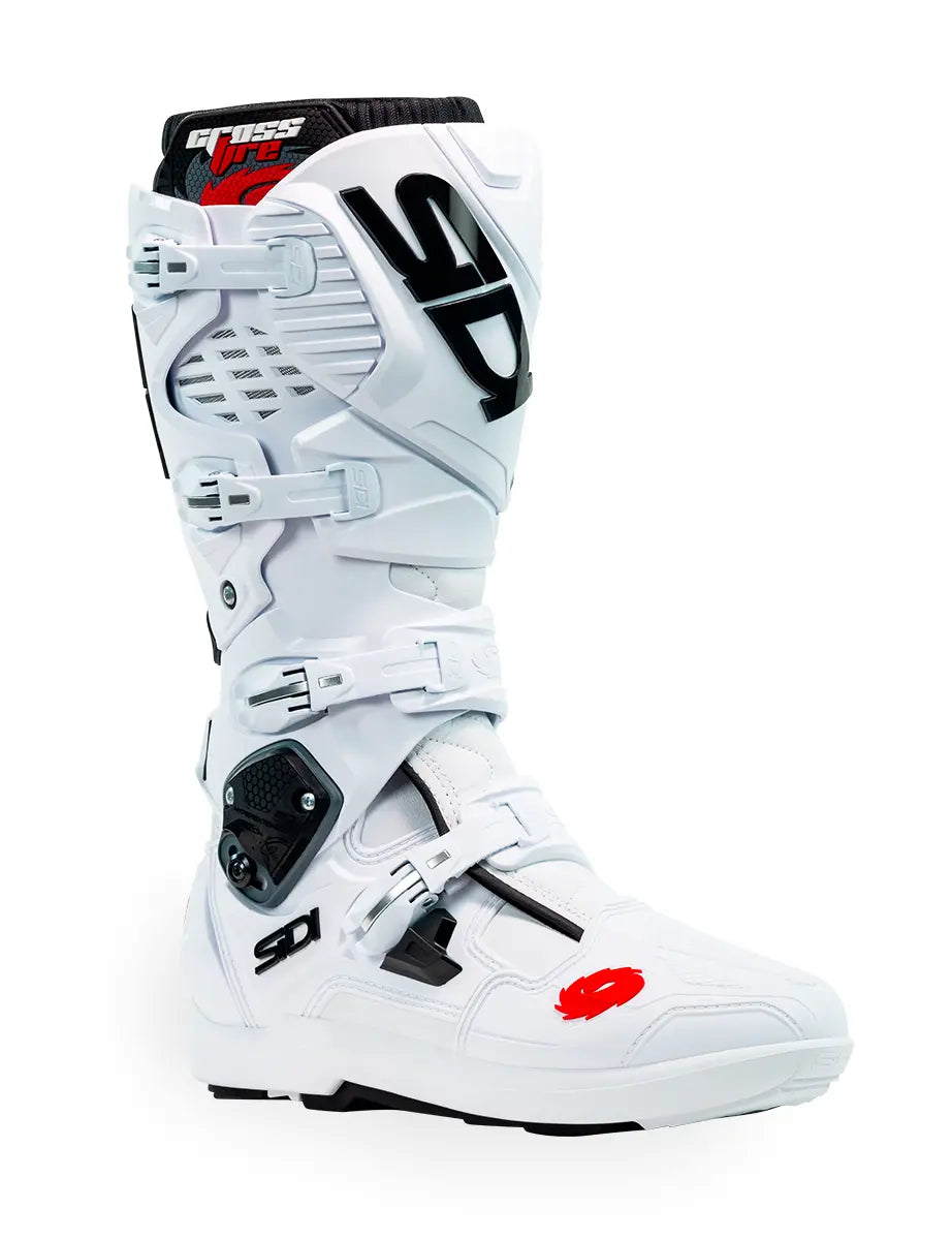 Sidi Crossfire 3 SRS Motocross Boots - White