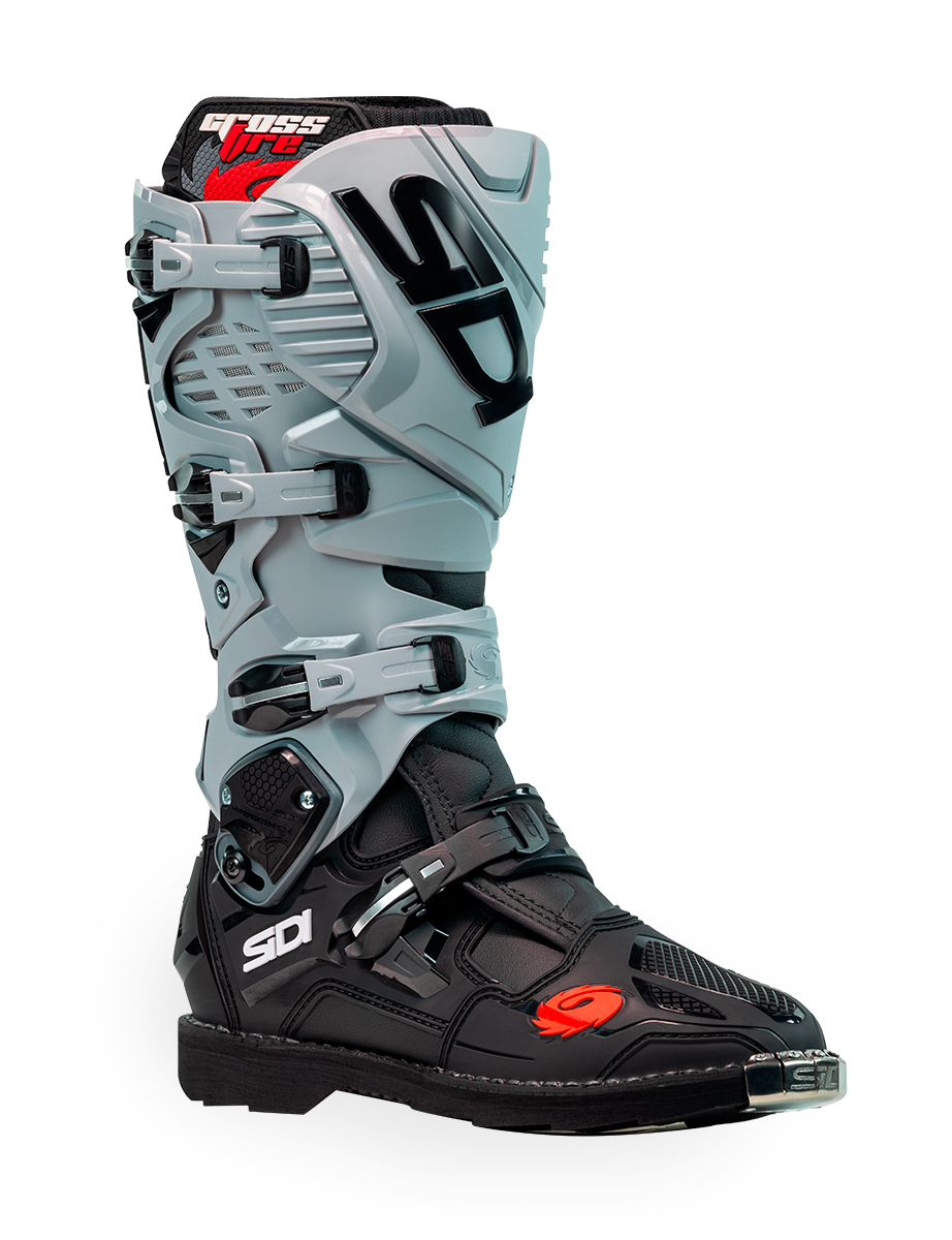 Sidi Crossfire 3 Motocross Boots - Black/Grey