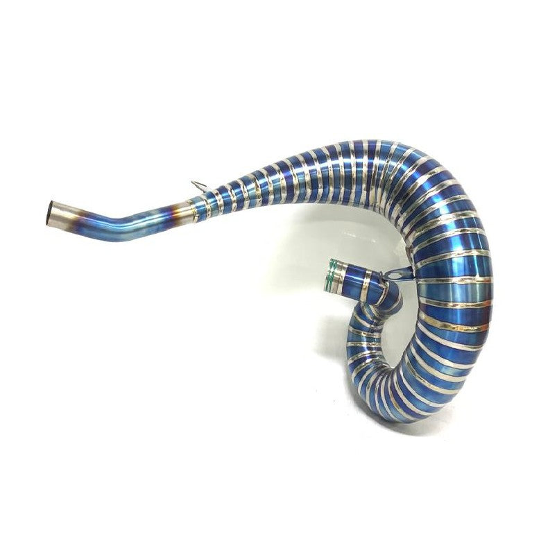 Titanium 2-Stroke Expansion Chamber – Burned Blue | KTM/Husqvarna 250/300 2-Stroke 2023–2025