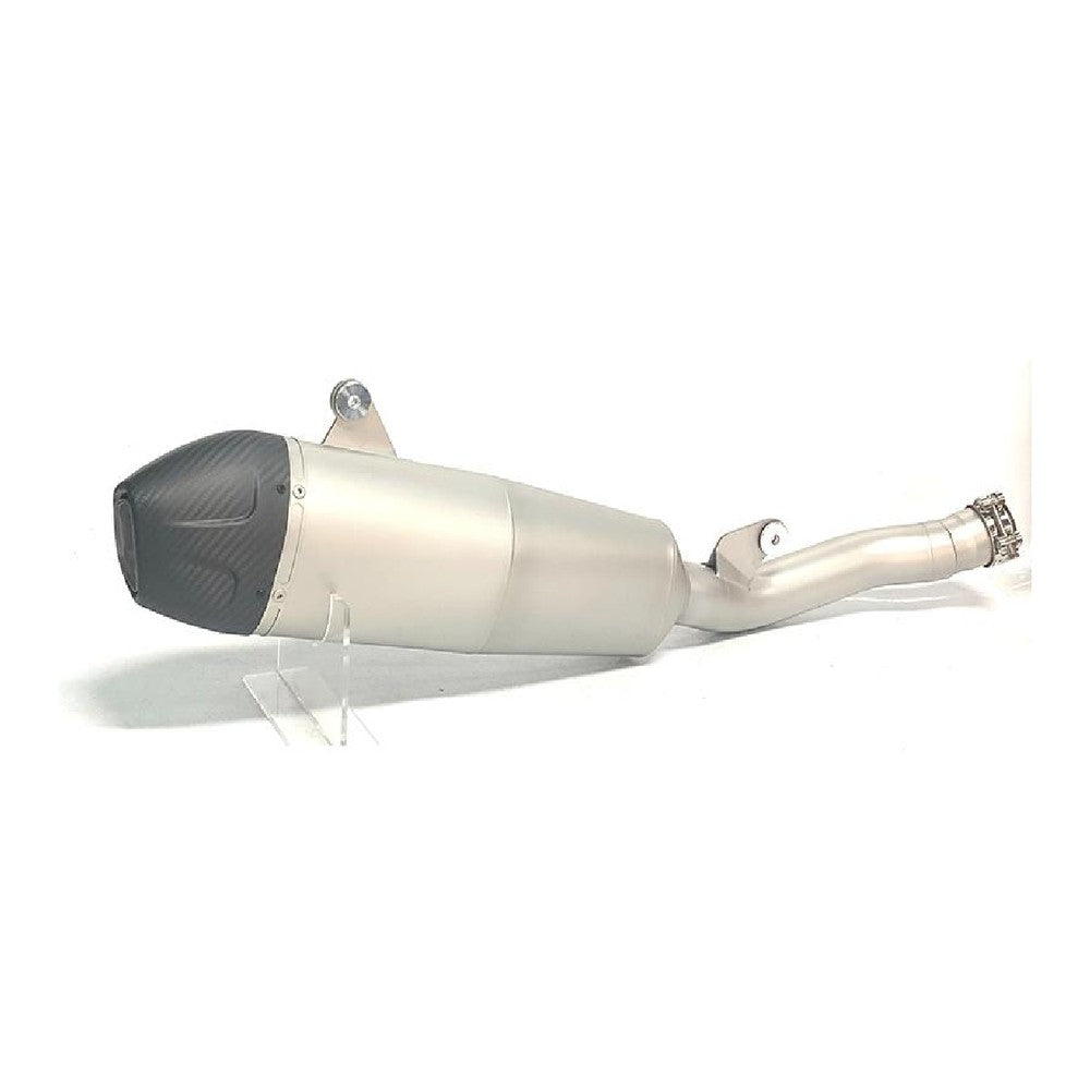 Stainless Steel Slip-On Silencer – Carbon End Cap | Yamaha YZ250F/WR250F 2019+ & Fantic XXF 250