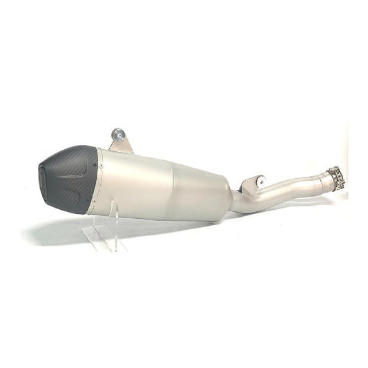 Stainless Steel Slip-On Silencer – Carbon End Cap | Yamaha YZ250F/WR250F 2019+ & Fantic XXF 250