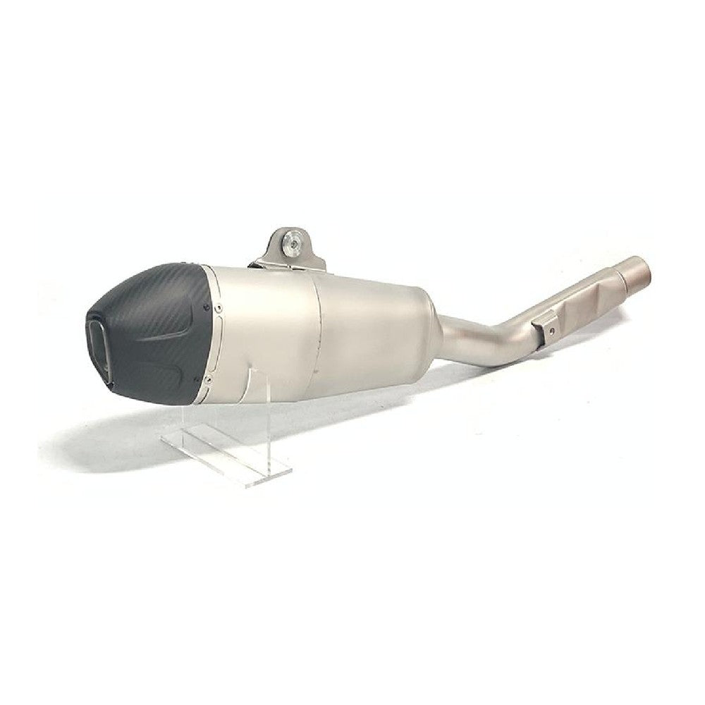 Stainless Steel Slip-On Silencer – Carbon End Cap | Kawasaki KX250F 2021–2024