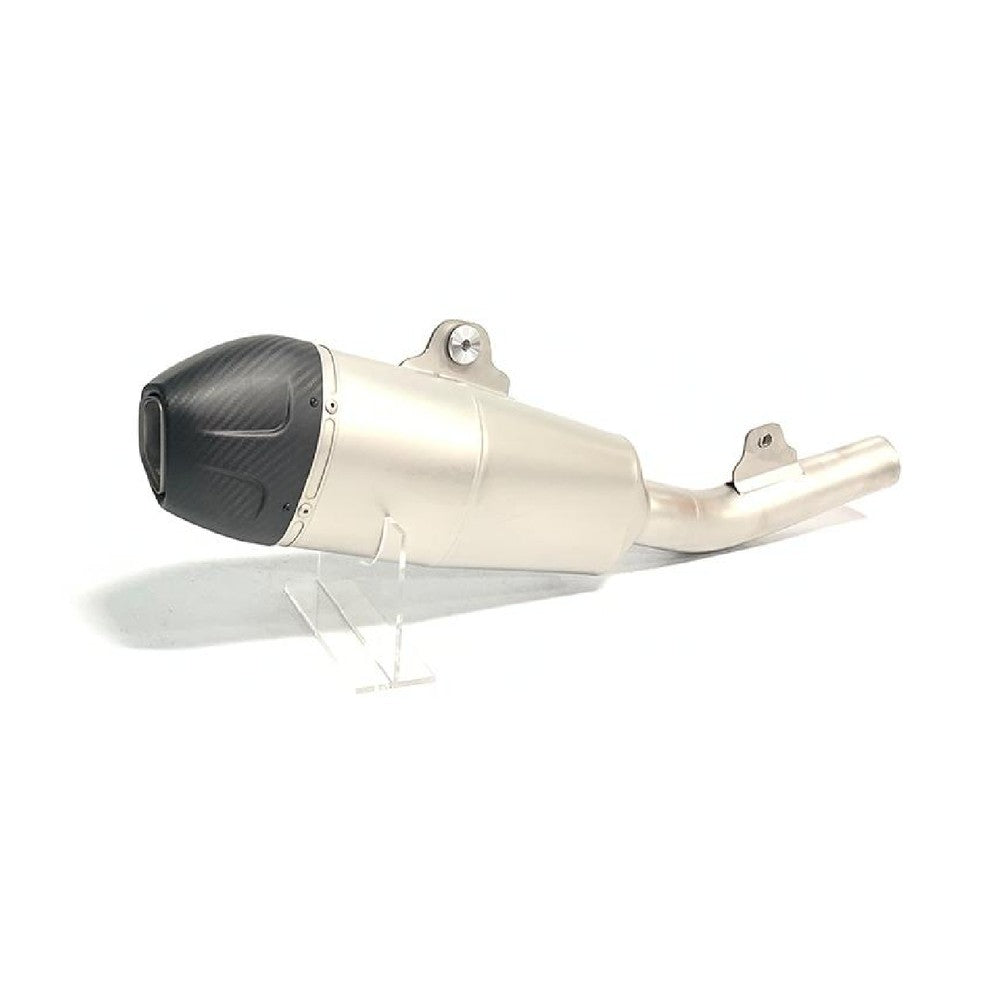 Stainless Steel Slip-On Silencer – Carbon End Cap | Kawasaki KX450/KX450X 2024+